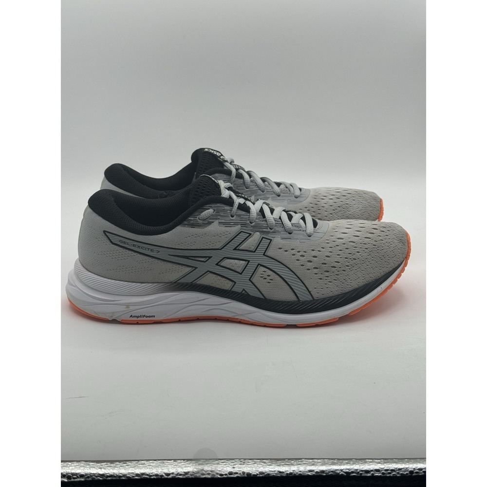 ASICS Gel Excite 7 Piedmont Grey Men's Size 11 Gray/Orange